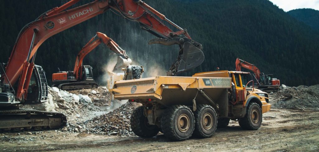 IWC Excavation - Full-Scale Mining Services include earthworks crushing screening material handling