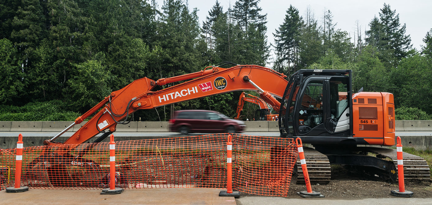 IWC Excavation - Lantzville Sanitary Sewer Phase III Project - Vancouver Island Civil Infrastructure